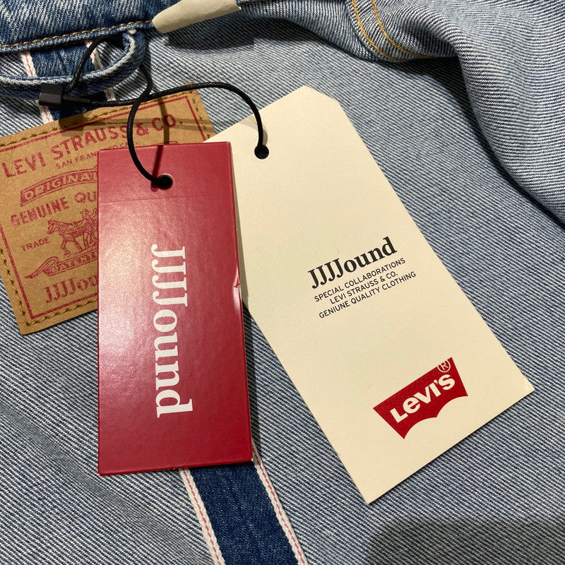 【中古品】【メンズ】 Levi's リーバイス × JJJOUND ジョウンド 別注 コラボ DENIM UTILITY JACKET PC9-A5576-000070506-0217 デニム ユーティリティ ジャケット ライトアウター Gジャン 145-260523-ko-02-fuzh サイズ：L カラー：インディゴ 万代Net店