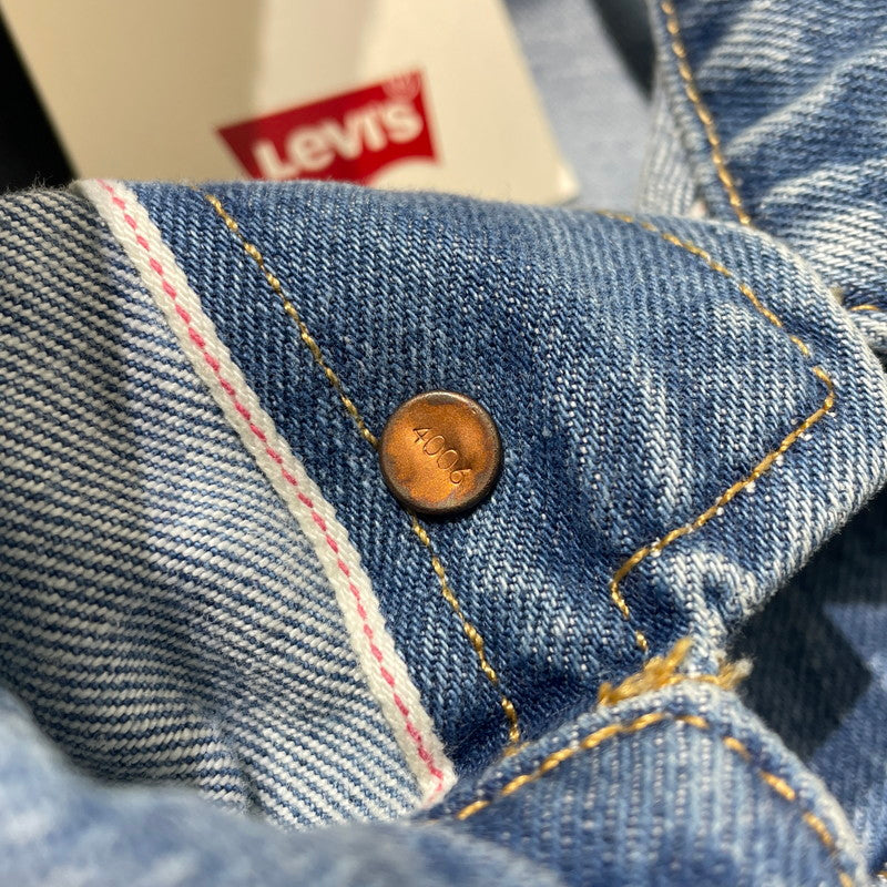 【中古品】【メンズ】 Levi's リーバイス × JJJOUND ジョウンド 別注 コラボ DENIM UTILITY JACKET PC9-A5576-000070506-0217 デニム ユーティリティ ジャケット ライトアウター Gジャン 145-260523-ko-02-fuzh サイズ：L カラー：インディゴ 万代Net店