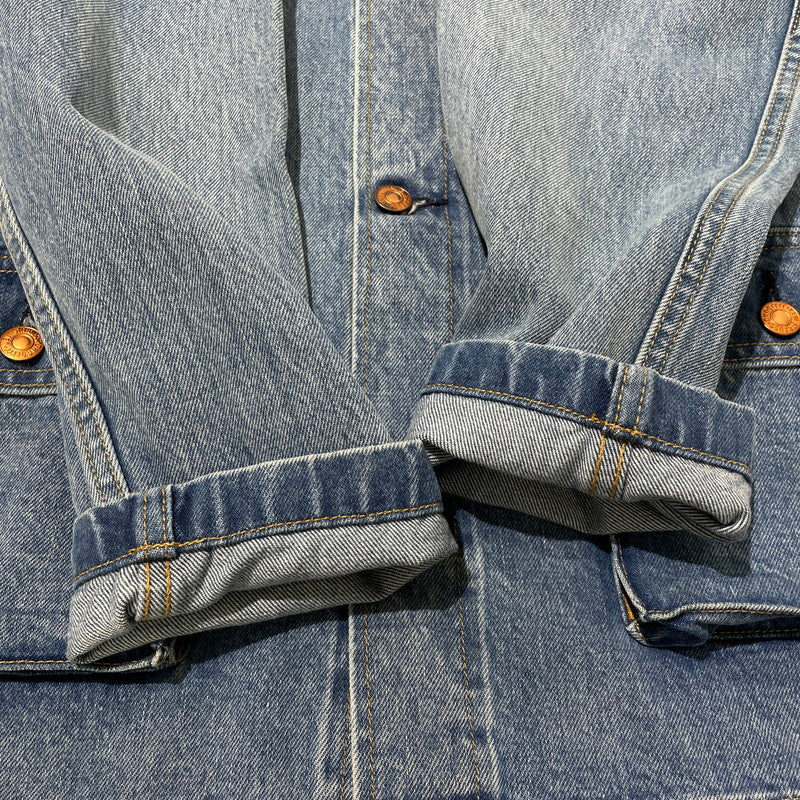 【中古品】【メンズ】 Levi's リーバイス × JJJOUND ジョウンド 別注 コラボ DENIM UTILITY JACKET PC9-A5576-000070506-0217 デニム ユーティリティ ジャケット ライトアウター Gジャン 145-260523-ko-02-fuzh サイズ：L カラー：インディゴ 万代Net店