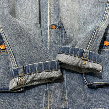 【中古品】【メンズ】 Levi's リーバイス × JJJOUND ジョウンド 別注 コラボ DENIM UTILITY JACKET PC9-A5576-000070506-0217 デニム ユーティリティ ジャケット ライトアウター Gジャン 145-260523-ko-02-fuzh サイズ：L カラー：インディゴ 万代Net店