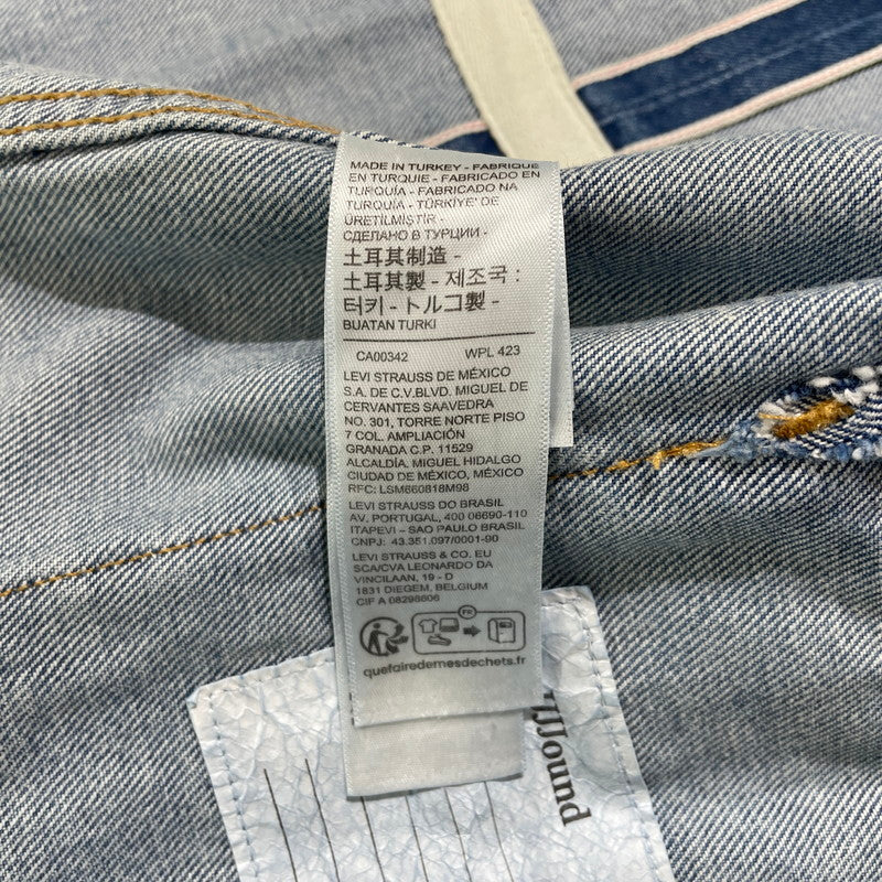 【中古品】【メンズ】 Levi's リーバイス × JJJOUND ジョウンド 別注 コラボ DENIM UTILITY JACKET PC9-A5576-000070506-0217 デニム ユーティリティ ジャケット ライトアウター Gジャン 145-260523-ko-02-fuzh サイズ：L カラー：インディゴ 万代Net店