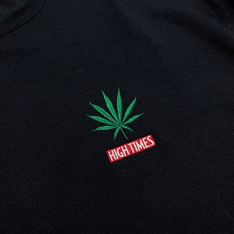 【中古品】【メンズ】 WACKOMARIA ワコマリア × 舐達麻 コラボ HIGHTIMES SWEAT ハイタイムス スウェット トップス トレーナー 140-260523-ko-16-fuzh サイズ：XL カラー：ブラック 万代Net店