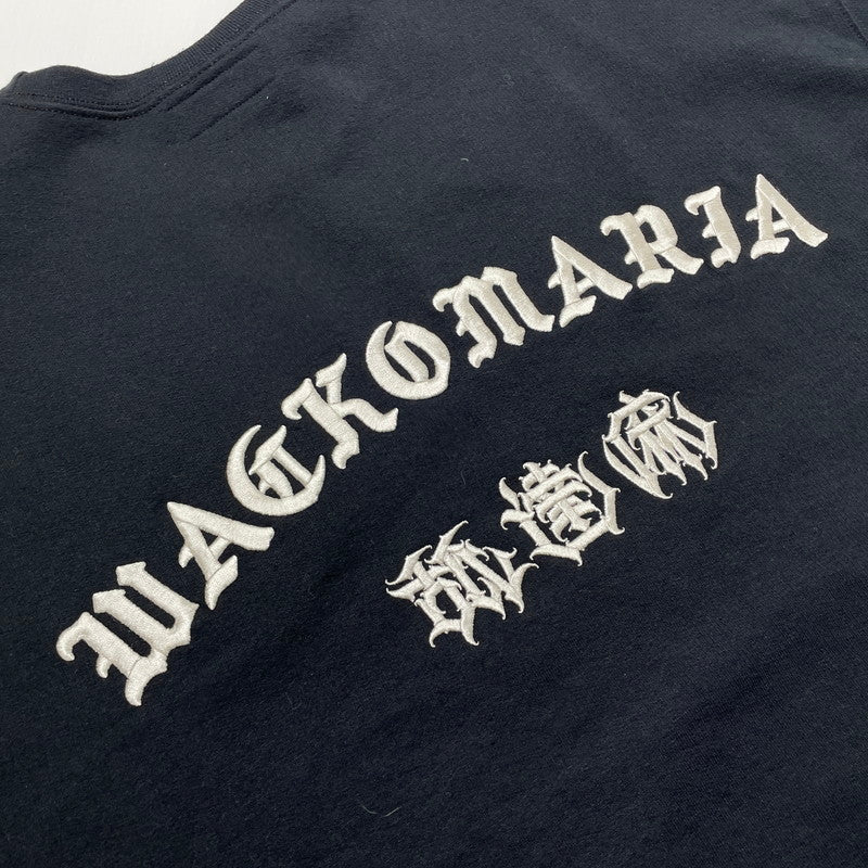 【中古品】【メンズ】 WACKOMARIA ワコマリア × 舐達麻 コラボ HIGHTIMES SWEAT ハイタイムス スウェット トップス トレーナー 140-260523-ko-16-fuzh サイズ：XL カラー：ブラック 万代Net店