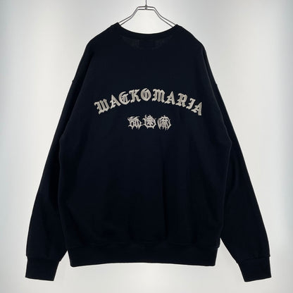 【中古品】【メンズ】 WACKOMARIA ワコマリア × 舐達麻 コラボ HIGHTIMES SWEAT ハイタイムス スウェット トップス トレーナー 140-260523-ko-16-fuzh サイズ：XL カラー：ブラック 万代Net店