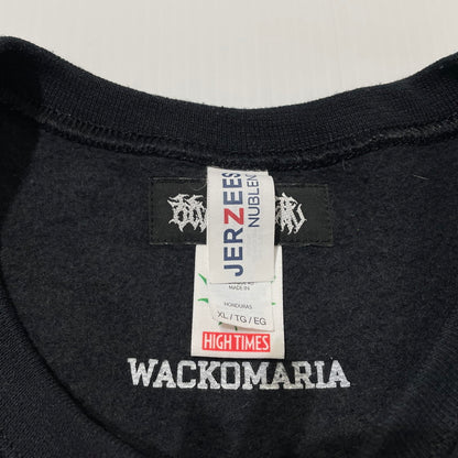 【中古品】【メンズ】 WACKOMARIA ワコマリア × 舐達麻 コラボ HIGHTIMES SWEAT ハイタイムス スウェット トップス トレーナー 140-260523-ko-16-fuzh サイズ：XL カラー：ブラック 万代Net店
