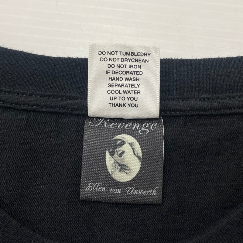 【中古品】【メンズ】 WACKOMARIA ワコマリア ELLEN VON UNWERTH TEE EVU-WM-WT 02 エレン フォン アンワース Tシャツ 半袖 トップス 140-260521-ss-01-fuzh サイズ：XL カラー：ブラック 万代Net店