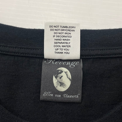【中古品】【メンズ】 WACKOMARIA ワコマリア ELLEN VON UNWERTH TEE EVU-WM-WT 02 エレン フォン アンワース Tシャツ 半袖 トップス 140-260521-ss-01-fuzh サイズ：XL カラー：ブラック 万代Net店