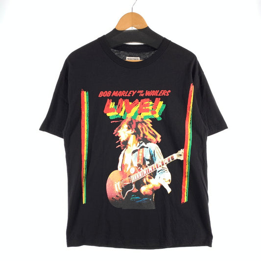 【中古品】【メンズ】 WACKOMARIA BOB MARLEY AND THE BOB WAILERS ワコマリア ボブマーリー 半袖Tシャツ カットソー ブランド 古着 140-260614-gm-26-fuz サイズ：L カラー：ブラック 万代Net店