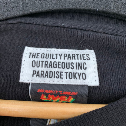 【中古品】【メンズ】 WACKOMARIA BOB MARLEY AND THE BOB WAILERS ワコマリア ボブマーリー 半袖Tシャツ カットソー ブランド 古着 140-260614-gm-26-fuz サイズ：L カラー：ブラック 万代Net店
