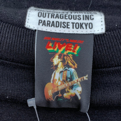 【中古品】【メンズ】 WACKOMARIA BOB MARLEY AND THE BOB WAILERS ワコマリア ボブマーリー 半袖Tシャツ カットソー ブランド 古着 140-260614-gm-26-fuz サイズ：L カラー：ブラック 万代Net店