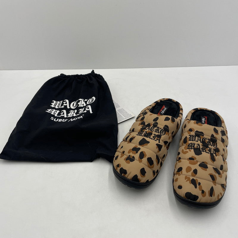 【中古品】【メンズ】 ACKO MARIA ワコマリア NANGA SUBU LEOPARD AORORA WINTER SANDALS ナンガ スブ レオパード オーロラ ウィンター サンダル 靴 164-260619-sa-06-tei サイズ：3 カラー：柄 万代Net店