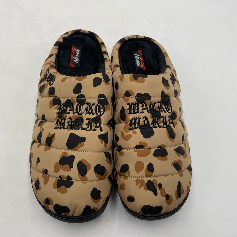 【中古品】【メンズ】 ACKO MARIA ワコマリア NANGA SUBU LEOPARD AORORA WINTER SANDALS ナンガ スブ レオパード オーロラ ウィンター サンダル 靴 164-260619-sa-06-tei サイズ：3 カラー：柄 万代Net店