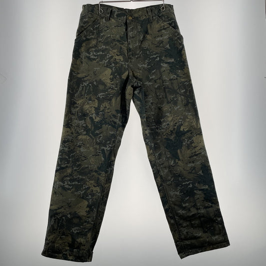 【中古品】【メンズ】 Carhartt WIP カーハート ワークインプログレス SINGLE KNEE PANT I031497 シングル ニー パンツ ボトムス ワークパンツ 156-260523-ko-20-tei サイズ：32 カラー：リアルツリー 万代Net店