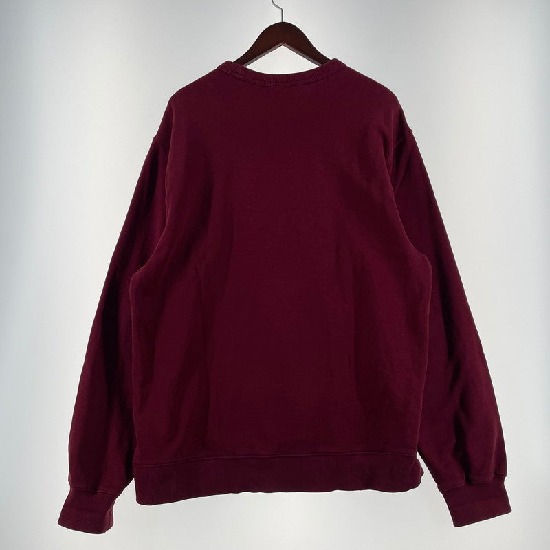 【中古品】【メンズ】 Carhartt WIP カーハート ワークインプログレス FADED POND CORPS SWEAT I036065 フェイデッド ポンド コーズ スウェット トップス トレーナー 145-260523-ko-13-tei サイズ：S カラー：バーガンディ 万代Net店