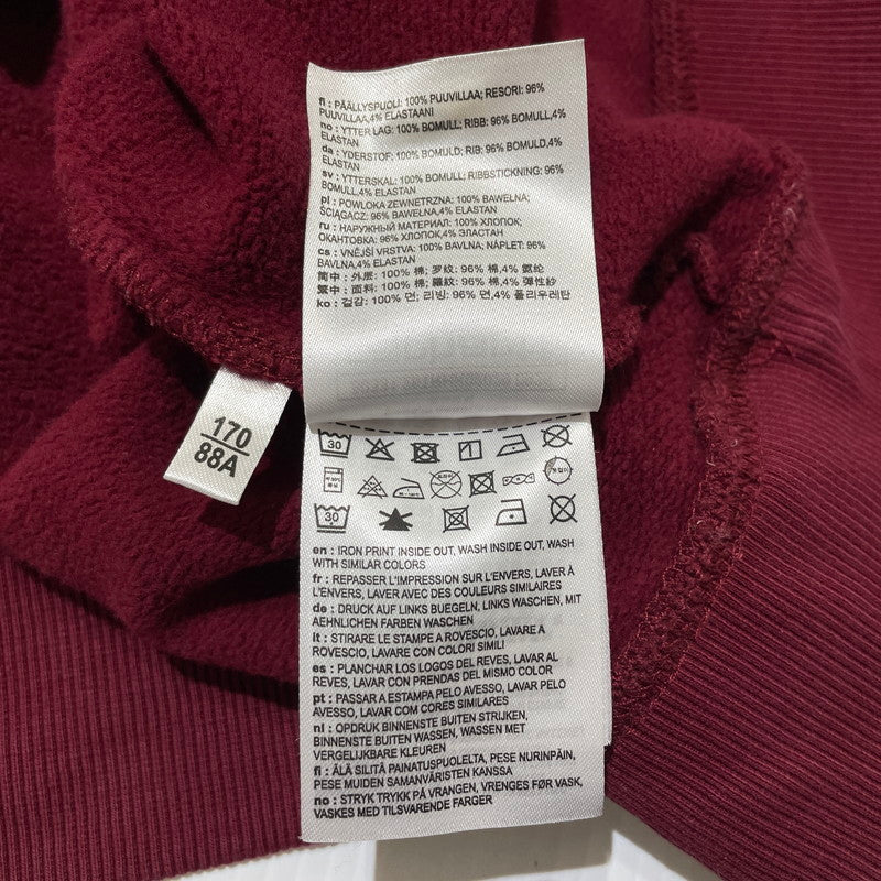 【中古品】【メンズ】 Carhartt WIP カーハート ワークインプログレス FADED POND CORPS SWEAT I036065 フェイデッド ポンド コーズ スウェット トップス トレーナー 145-260523-ko-13-tei サイズ：S カラー：バーガンディ 万代Net店