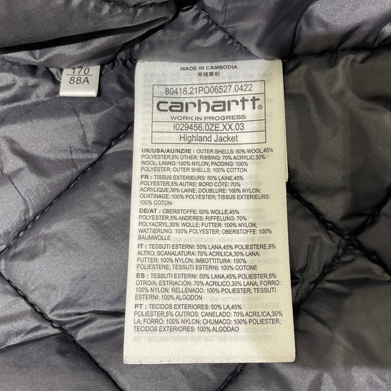 【中古品】【メンズ】 Carhartt WIP カーハート ワークインプログレス HIGHLAND JACKET ハイランド ジャケット アウター ワークジャケット 145-260523-ko-05-fuzh サイズ：S カラー：チェック 万代Net店
