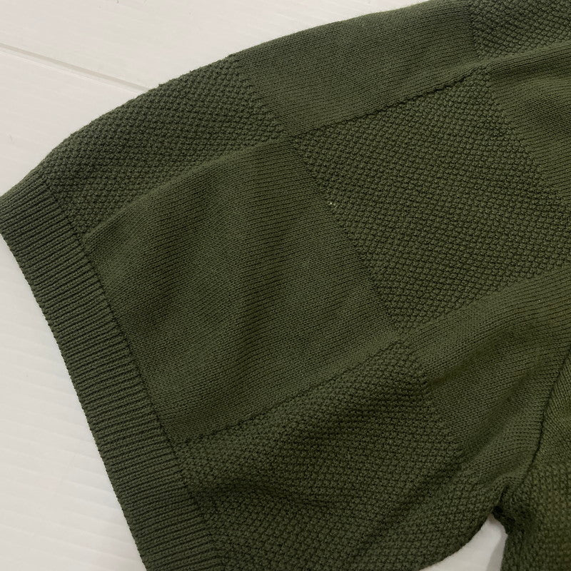 【中古品】【メンズ】 Carhartt WIP カーハート ワークインプログレス S/S CHECKER POLO I034535 ショートスリーブ チェッカー ポロ 半袖 トップス 145-260528-ss-05-tei サイズ：S カラー：ドルグリーン 万代Net店