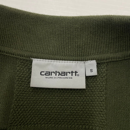 【中古品】【メンズ】 Carhartt WIP カーハート ワークインプログレス S/S CHECKER POLO I034535 ショートスリーブ チェッカー ポロ 半袖 トップス 145-260528-ss-05-tei サイズ：S カラー：ドルグリーン 万代Net店