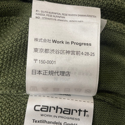 【中古品】【メンズ】 Carhartt WIP カーハート ワークインプログレス S/S CHECKER POLO I034535 ショートスリーブ チェッカー ポロ 半袖 トップス 145-260528-ss-05-tei サイズ：S カラー：ドルグリーン 万代Net店