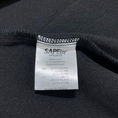 【中古品】【メンズ】 SAPEur サプール L/S BOWLING SHIRT ロングスリーブ ボーリングシャツ 長袖 トップス 142-260523-ko-17-tei サイズ：XXL カラー：ブラック 万代Net店