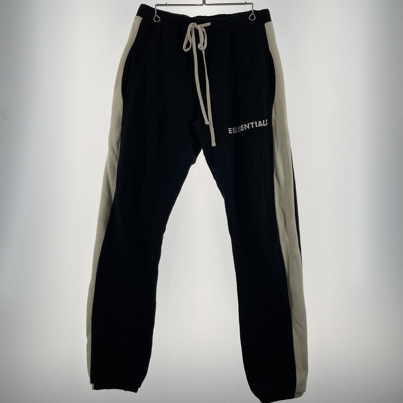 【中古品】【メンズ】 FEAR OF GOD ESSENTIALS フィアーオブゴッド エッセンシャルズ SIDE LINE SWEAT PANT サイドライン スウェット パンツ ボトムス イージーパンツ 153-260523-ko-22-tei サイズ：S カラー：ブラックホワイト 万代Net店