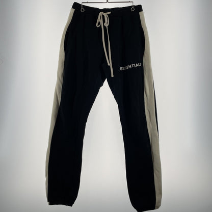 【中古品】【メンズ】 FEAR OF GOD ESSENTIALS フィアーオブゴッド エッセンシャルズ SIDE LINE SWEAT PANT サイドライン スウェット パンツ ボトムス イージーパンツ 153-260523-ko-22-tei サイズ：S カラー：ブラックホワイト 万代Net店