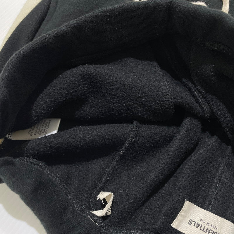 【中古品】【メンズ】 FEAR OF GOD ESSENTIALS フィアーオブゴッド エッセンシャルズ SIDE LINE SWEAT PANT サイドライン スウェット パンツ ボトムス イージーパンツ 153-260523-ko-22-tei サイズ：S カラー：ブラックホワイト 万代Net店