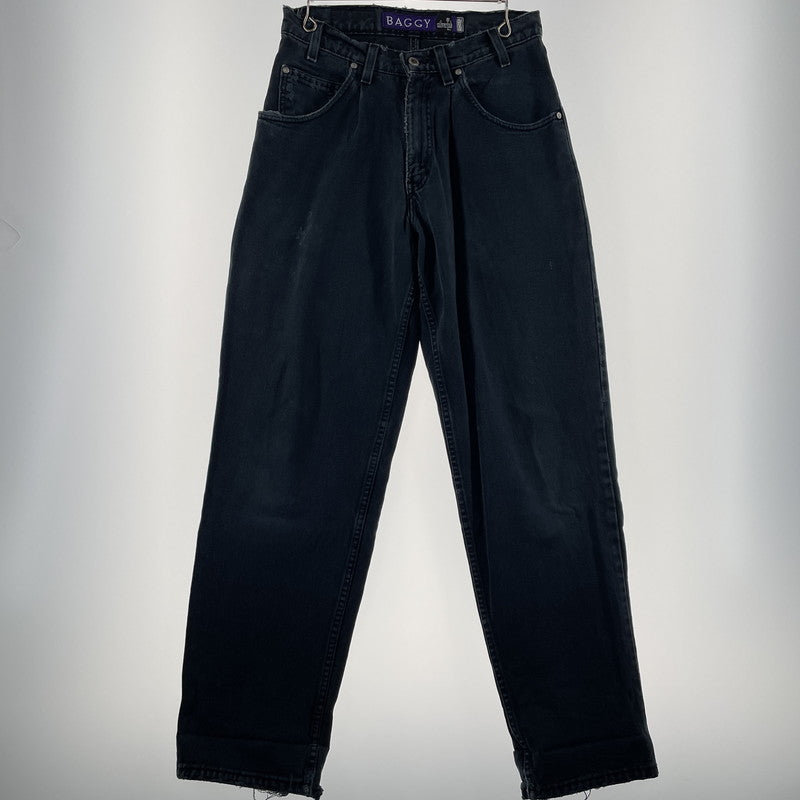 【現状渡し品】【メンズ】 Levi's リーバイス SILVER TAB BAGGY PANTS 40561-1760 シルバータブ バギーパンツ ボトムス デニムパンツ ボタン裏 刻印513 156-260523-ko-21-tei サイズ：W30L32 カラー：ブラック 万代Net店