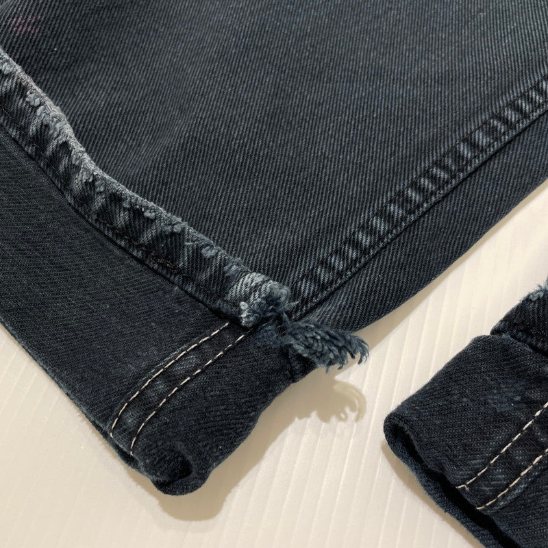 【現状渡し品】【メンズ】 Levi's リーバイス SILVER TAB BAGGY PANTS 40561-1760 シルバータブ バギーパンツ ボトムス デニムパンツ ボタン裏 刻印513 156-260523-ko-21-tei サイズ：W30L32 カラー：ブラック 万代Net店