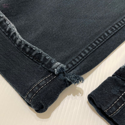 【現状渡し品】【メンズ】 Levi's リーバイス SILVER TAB BAGGY PANTS 40561-1760 シルバータブ バギーパンツ ボトムス デニムパンツ ボタン裏 刻印513 156-260523-ko-21-tei サイズ：W30L32 カラー：ブラック 万代Net店
