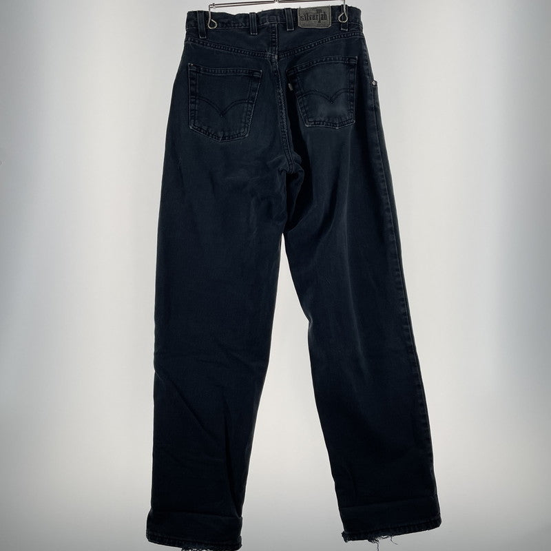 【現状渡し品】【メンズ】 Levi's リーバイス SILVER TAB BAGGY PANTS 40561-1760 シルバータブ バギーパンツ ボトムス デニムパンツ ボタン裏 刻印513 156-260523-ko-21-tei サイズ：W30L32 カラー：ブラック 万代Net店