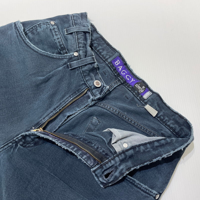 【現状渡し品】【メンズ】 Levi's リーバイス SILVER TAB BAGGY PANTS 40561-1760 シルバータブ バギーパンツ ボトムス デニムパンツ ボタン裏 刻印513 156-260523-ko-21-tei サイズ：W30L32 カラー：ブラック 万代Net店