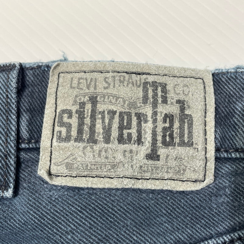 【現状渡し品】【メンズ】 Levi's リーバイス SILVER TAB BAGGY PANTS 40561-1760 シルバータブ バギーパンツ ボトムス デニムパンツ ボタン裏 刻印513 156-260523-ko-21-tei サイズ：W30L32 カラー：ブラック 万代Net店