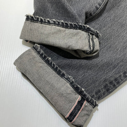 【中古品】【メンズ】 HYSTERIC GLAMOUR ヒステリックグラマー 26SS SLIM STRAIGHT JEANS 02261AP06 スリム ストレート ジーンズ ボトムス デニムパンツ MSR加工 151-260523-ko-23-fuzh サイズ：34 カラー：グレー 万代Net店