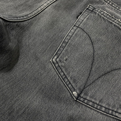 【中古品】【メンズ】 HYSTERIC GLAMOUR ヒステリックグラマー 26SS SLIM STRAIGHT JEANS 02261AP06 スリム ストレート ジーンズ ボトムス デニムパンツ MSR加工 151-260523-ko-23-fuzh サイズ：34 カラー：グレー 万代Net店