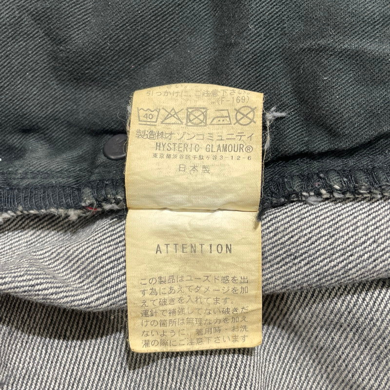 【中古品】【メンズ】 HYSTERIC GLAMOUR ヒステリックグラマー 26SS SLIM STRAIGHT JEANS 02261AP06 スリム ストレート ジーンズ ボトムス デニムパンツ MSR加工 151-260523-ko-23-fuzh サイズ：34 カラー：グレー 万代Net店