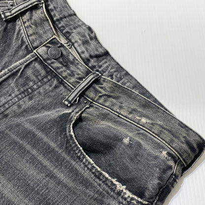 【中古品】【メンズ】 HYSTERIC GLAMOUR ヒステリックグラマー 26SS SLIM STRAIGHT JEANS 02261AP06 スリム ストレート ジーンズ ボトムス デニムパンツ MSR加工 151-260523-ko-23-fuzh サイズ：34 カラー：グレー 万代Net店