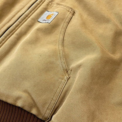 【中古品】【メンズ】 Carhartt カーハート ACTIVE JACKET アクティブジャケット アウター 145-260531-yo-06-tei サイズ：表記なし カラー：ベージュ・ブラウン系 万代Net店