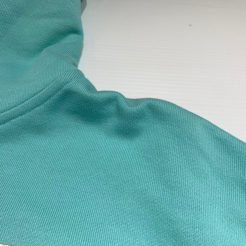 【中古品】【メンズ】 TTT-MSW ティー モダンストリートウエア WAVE LOGO HOODIE TTT-CT-004 ウェーブロゴ フーディ トップス フルジップパーカー 140-260531-ko-10-tei サイズ：L カラー：ミントグリーン 万代Net店