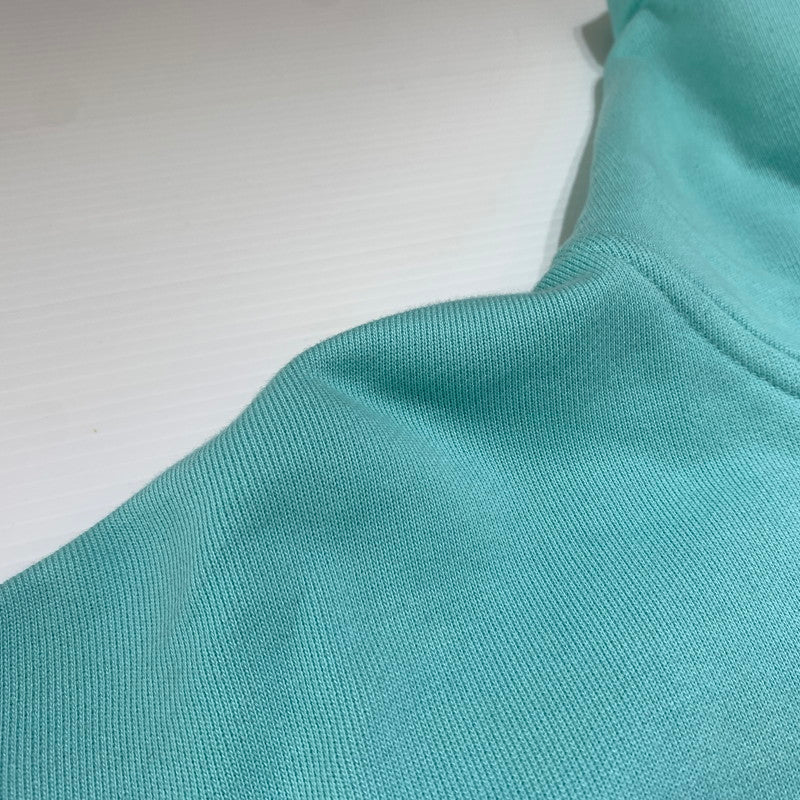【中古品】【メンズ】 TTT-MSW ティー モダンストリートウエア WAVE LOGO HOODIE TTT-CT-004 ウェーブロゴ フーディ トップス フルジップパーカー 140-260531-ko-10-tei サイズ：L カラー：ミントグリーン 万代Net店