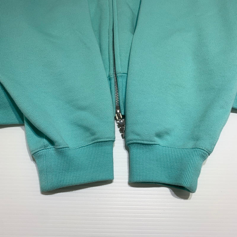【中古品】【メンズ】 TTT-MSW ティー モダンストリートウエア WAVE LOGO HOODIE TTT-CT-004 ウェーブロゴ フーディ トップス フルジップパーカー 140-260531-ko-10-tei サイズ：L カラー：ミントグリーン 万代Net店