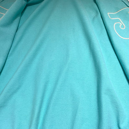 【中古品】【メンズ】 TTT-MSW ティー モダンストリートウエア WAVE LOGO HOODIE TTT-CT-004 ウェーブロゴ フーディ トップス フルジップパーカー 140-260531-ko-10-tei サイズ：L カラー：ミントグリーン 万代Net店