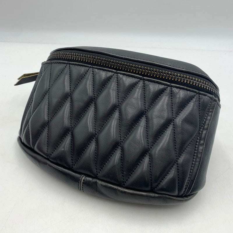 【現状渡し品】【メンズ】 schott ショット PADDED BODY BAG 3109023 パデッド ボディバッグ カバン レザーバッグ 188-260606-ko-10-tei カラー：ブラック 万代Net店