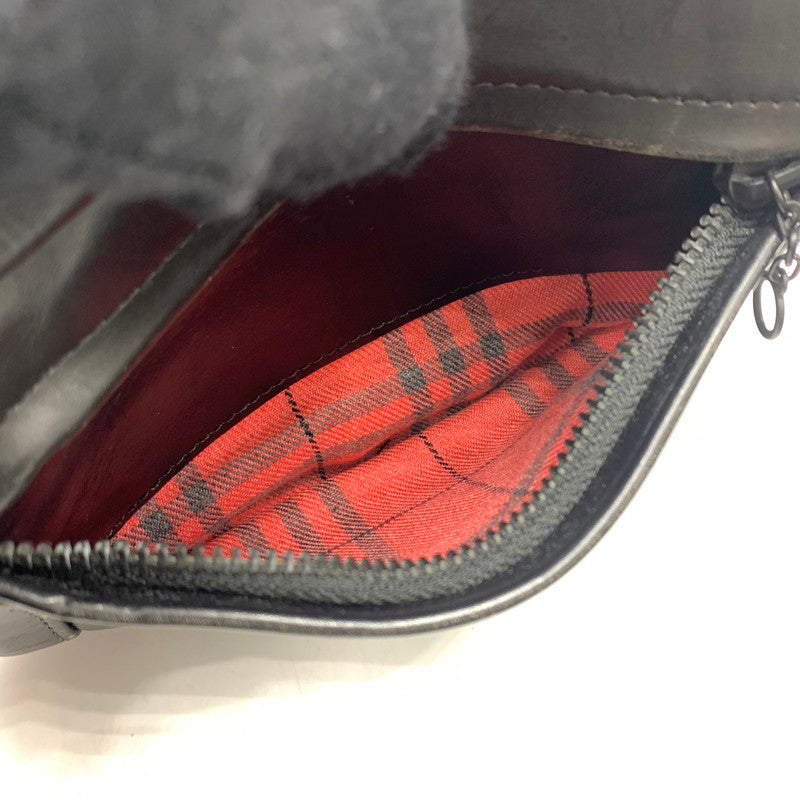 【現状渡し品】【メンズ】 schott ショット PADDED BODY BAG 3109023 パデッド ボディバッグ カバン レザーバッグ 188-260606-ko-10-tei カラー：ブラック 万代Net店