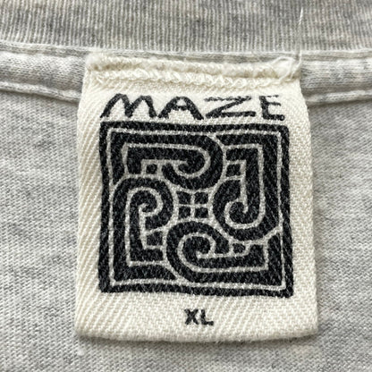 【中古品】【メンズ】 MAZE メイズ 90’s FLOWER TEE 90年代 フラワー Tシャツ 半袖 トップス 145-260731-sa-03-tei サイズ：XL カラー：グレー 万代Net店