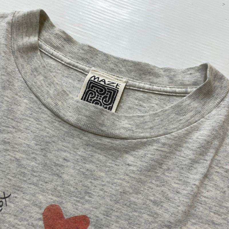 【中古品】【メンズ】 MAZE メイズ 90’s FLOWER TEE 90年代 フラワー Tシャツ 半袖 トップス 145-260731-sa-03-tei サイズ：XL カラー：グレー 万代Net店