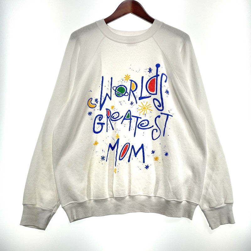 【中古品】【メンズ】 TULTEX タルテックス 80's RAGLAN SLEEVE SWEAT VINTAGE 80年代 ラグランスリーブ スウェット 長袖 トップス トレーナー ヴィンテージ 145-260828-yo-14-teih サイズ：L カラー：ホワイト 万代Net店