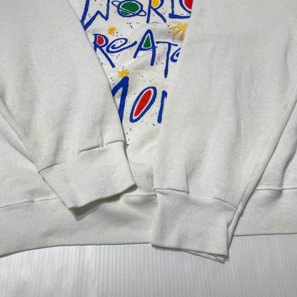 【中古品】【メンズ】 TULTEX タルテックス 80's RAGLAN SLEEVE SWEAT VINTAGE 80年代 ラグランスリーブ スウェット 長袖 トップス トレーナー ヴィンテージ 145-260828-yo-14-teih サイズ：L カラー：ホワイト 万代Net店