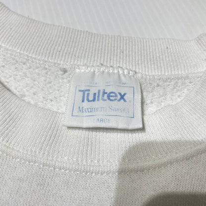 【中古品】【メンズ】 TULTEX タルテックス 80's RAGLAN SLEEVE SWEAT VINTAGE 80年代 ラグランスリーブ スウェット 長袖 トップス トレーナー ヴィンテージ 145-260828-yo-14-teih サイズ：L カラー：ホワイト 万代Net店