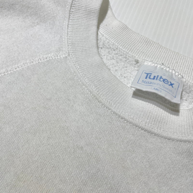 【中古品】【メンズ】 TULTEX タルテックス 80's RAGLAN SLEEVE SWEAT VINTAGE 80年代 ラグランスリーブ スウェット 長袖 トップス トレーナー ヴィンテージ 145-260828-yo-14-teih サイズ：L カラー：ホワイト 万代Net店
